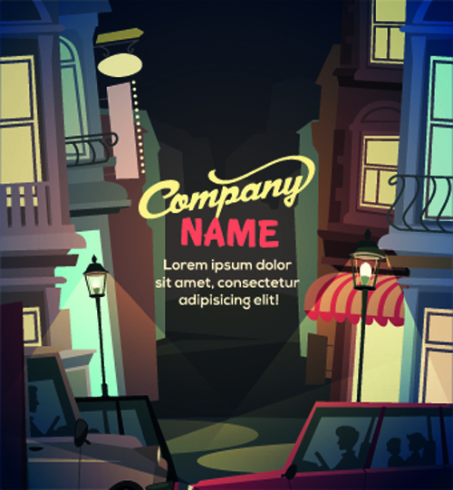 Street advertising billboard vector 01