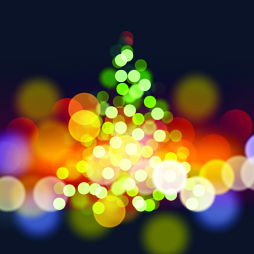 Christmas with 2014 New Year Creative background set 03