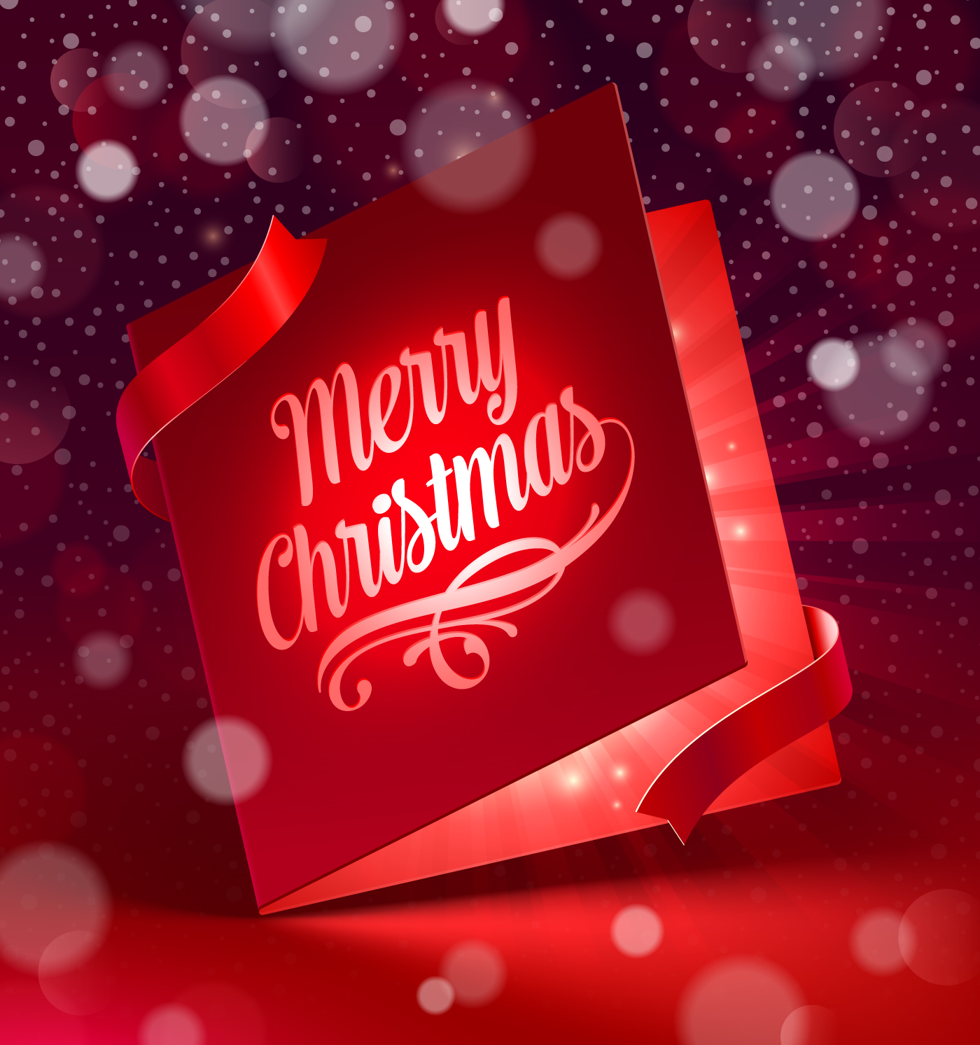 Christmas with 2014 New Year Creative background set 06
