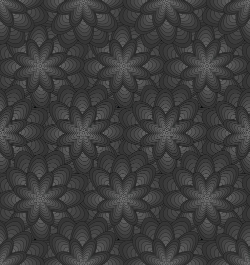 Black floral backgrounds 03
