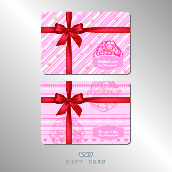 pink gift card gift card vector card  
