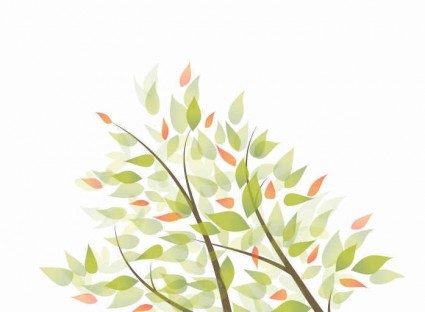 shiny leaves green graphic background 
