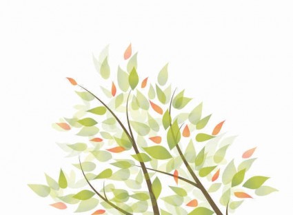 Green leaves graphic art background shiny vector Green leaves graphic art background shiny vector