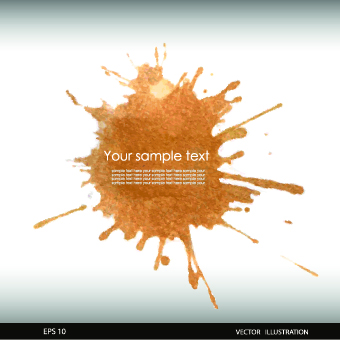 Watercolor splash background vectors 03