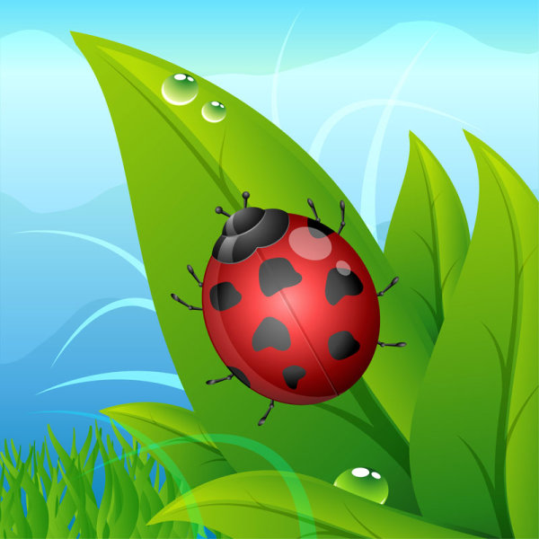 Elements of cartoon Plant Illustration vector 02