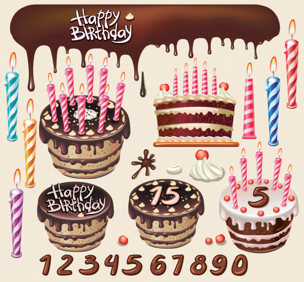 lovely happy birthday happy food flame drip digital cream combustion chocolate cake chocolate candles birthday cake birthday 