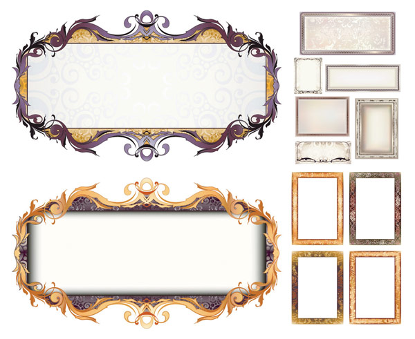 Ornate border vector