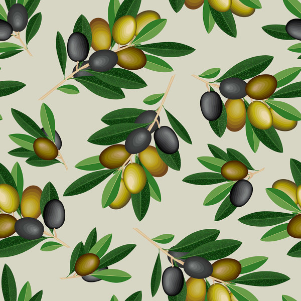 seamless pattern vector pattern olive 