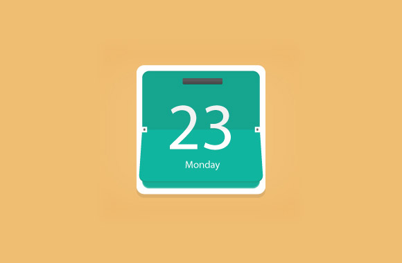 Creative Calendar psd template