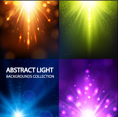Abstract light background vector material 01