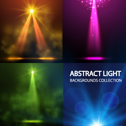 Abstract light background vector material 02