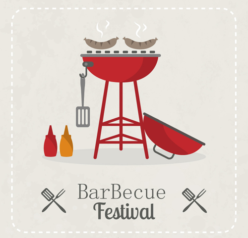 poster festival barbecue 