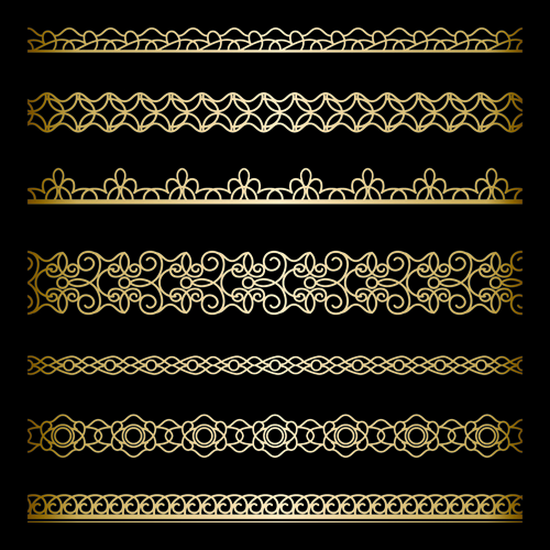lace border golden borders 