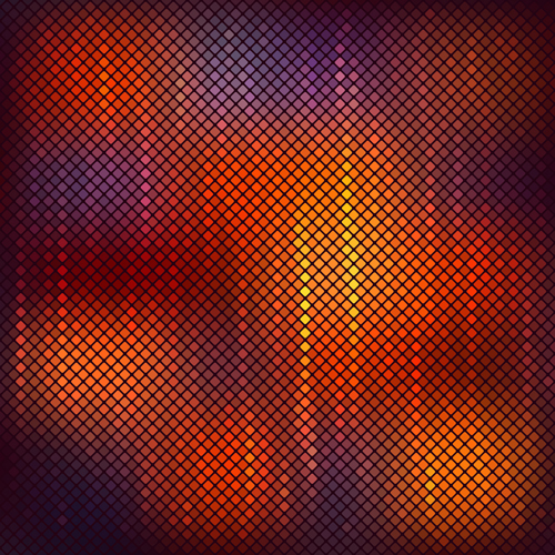 Bright neon light art background vector set 23