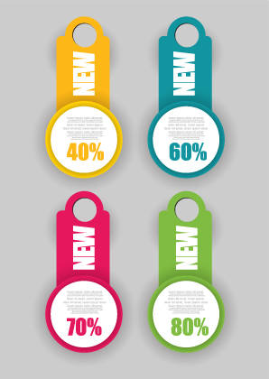 Business website banners design vector 05