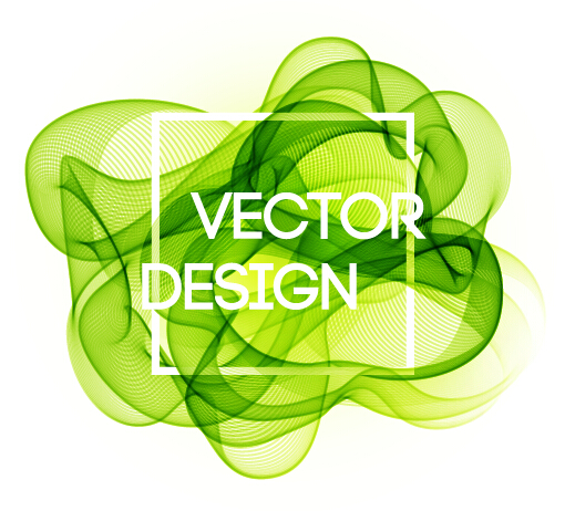 Colored curved lines abstract background vector 04