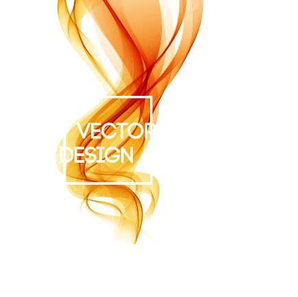 Colored curved lines abstract background vector 06