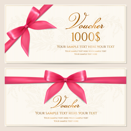 Coupon design elements vector 03