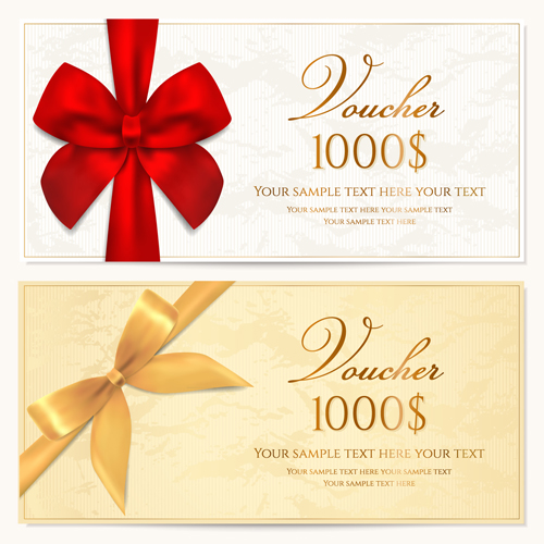 Coupon design elements vector 04
