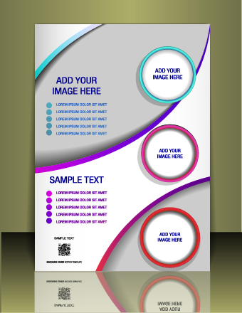 Cover flyer creative design vector 02