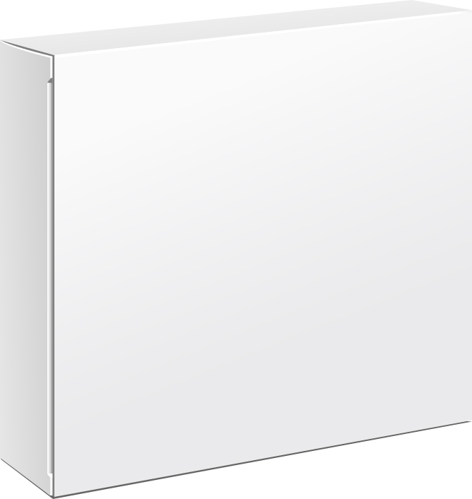 Creative package box template vectors set 08