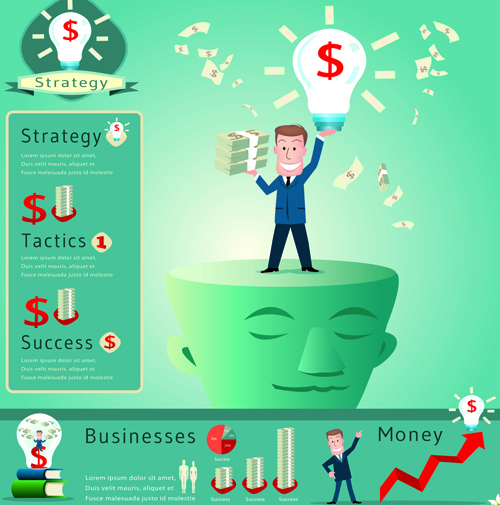 infographics infographic financial elements 