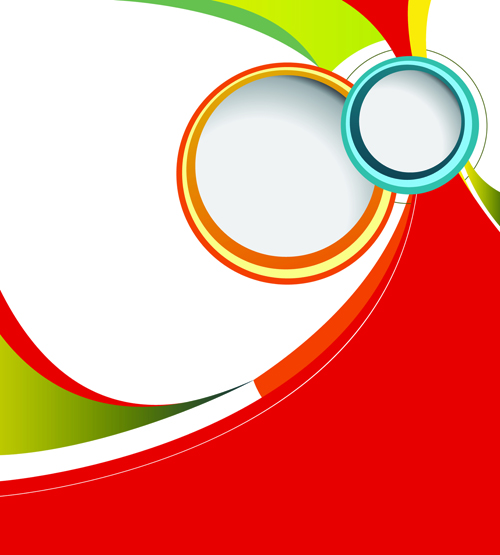 Flyer and cover brochure abstract styles vector 03