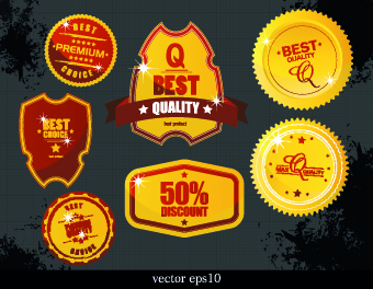 Vintage Label and badges design elements 04