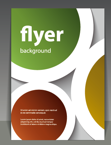 nd cover brochure vector material 01 Modern business flyer and cover brochure vector material 01
