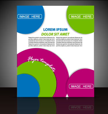 nd cover brochure vector material 06 Modern business flyer and cover brochure vector material 06