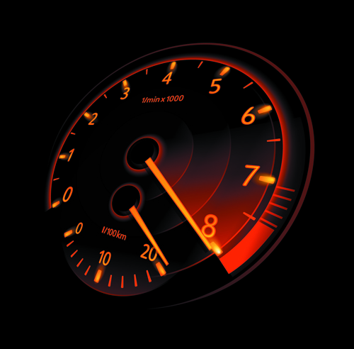 Speedometer vector set 02