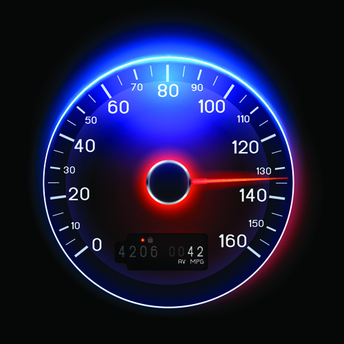 Speedometer vector set 04