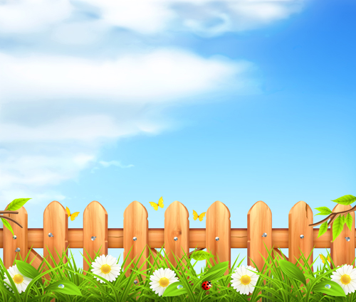 Summer with Flowers Backgrounds 04
