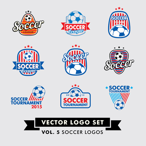 Vector sport logos design set 02 Vector sport logos design set 02