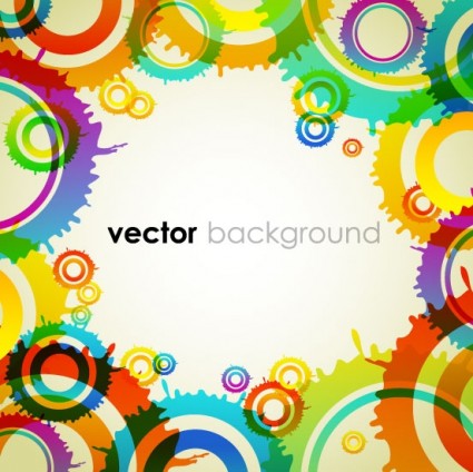 Gearwheel with colorful background vector Gearwheel with colorful background vector