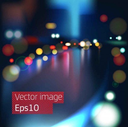 Gorgeous night view vectors 02 Gorgeous night view vectors 02