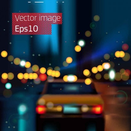 Gorgeous night view vectors 03 Gorgeous night view vectors 03