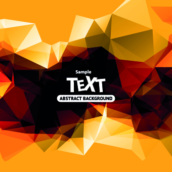 Abstract triangle background vector 03