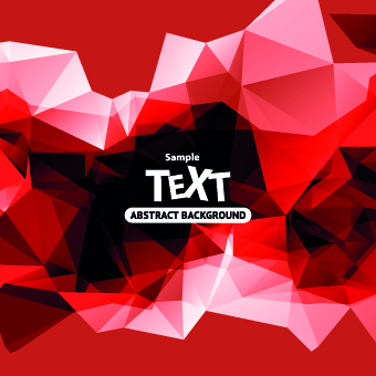 Abstract triangle background vector 04
