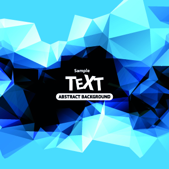 Abstract triangle background vector 05