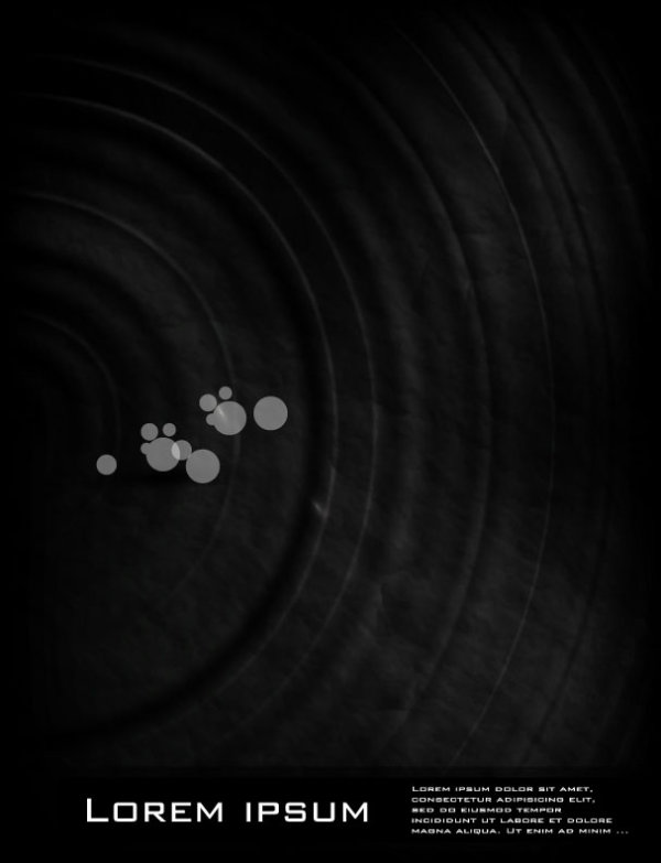 Set of Dark cover brochure vector background 04