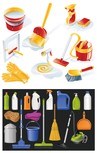 supplies icon cleaning 