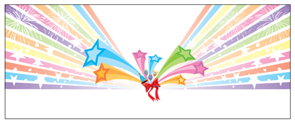 To celebrate the background color 2 vector