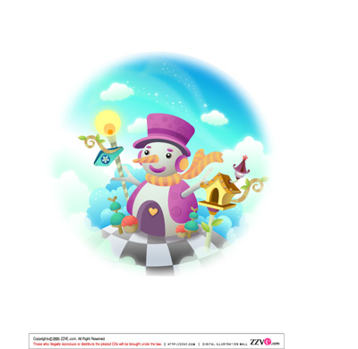 lovely cartoon scene set 31 vector