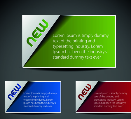 Modern labels for you text vector 05