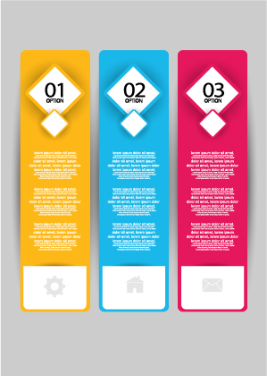 Best numbered business banner vector 04