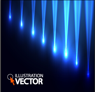 Blue light vector background illustration 01