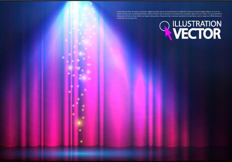 Blue light vector background illustration 03