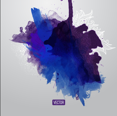 Blue watercolor grunge background graphics 01
