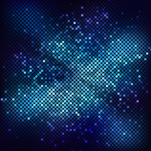 Bright neon light art background vector set 03